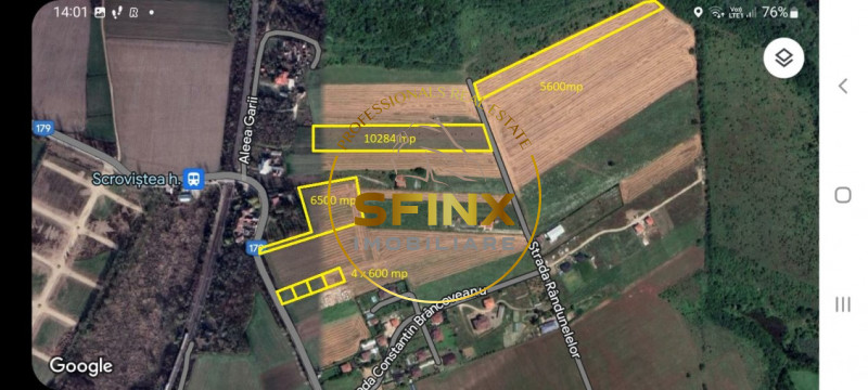De vanzare teren Peris - Balteni - Scrovistea