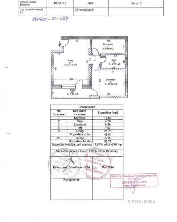 APARTAMENT COCHET 2 CAMERE-13 SEPTEMBRIE-PALATUL PARLAMENTULUI