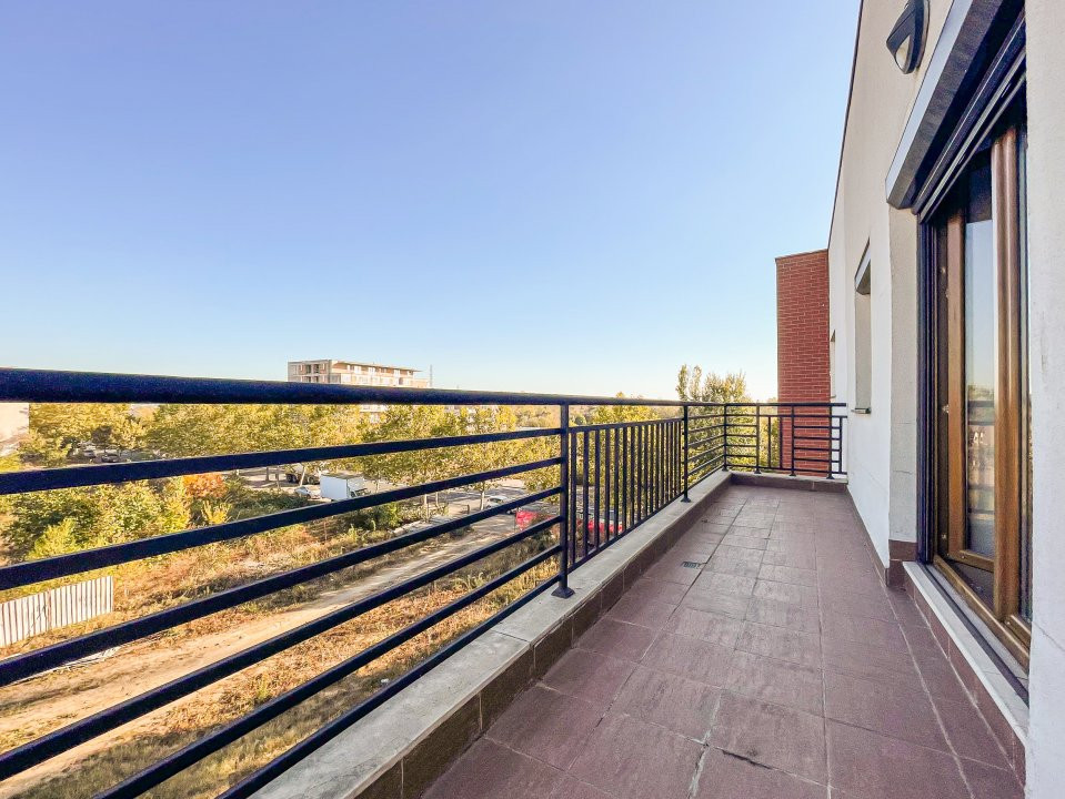 De inchiriat apartament 3 camere cu terasa mare Sisesti