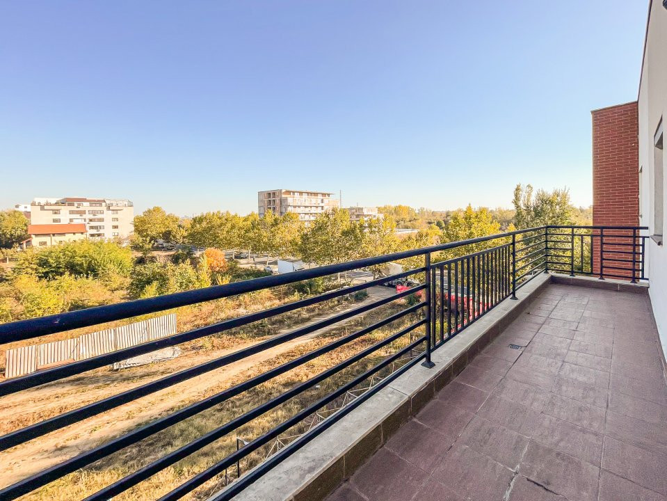 De inchiriat apartament 3 camere cu terasa mare Sisesti