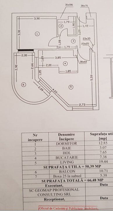 De inchiriat - 2 camere I 61mp I loc parcare I Monte Carlo Palace