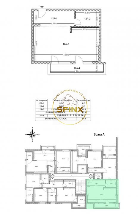 Apartament studio zona Dristor Direct Dezvoltator