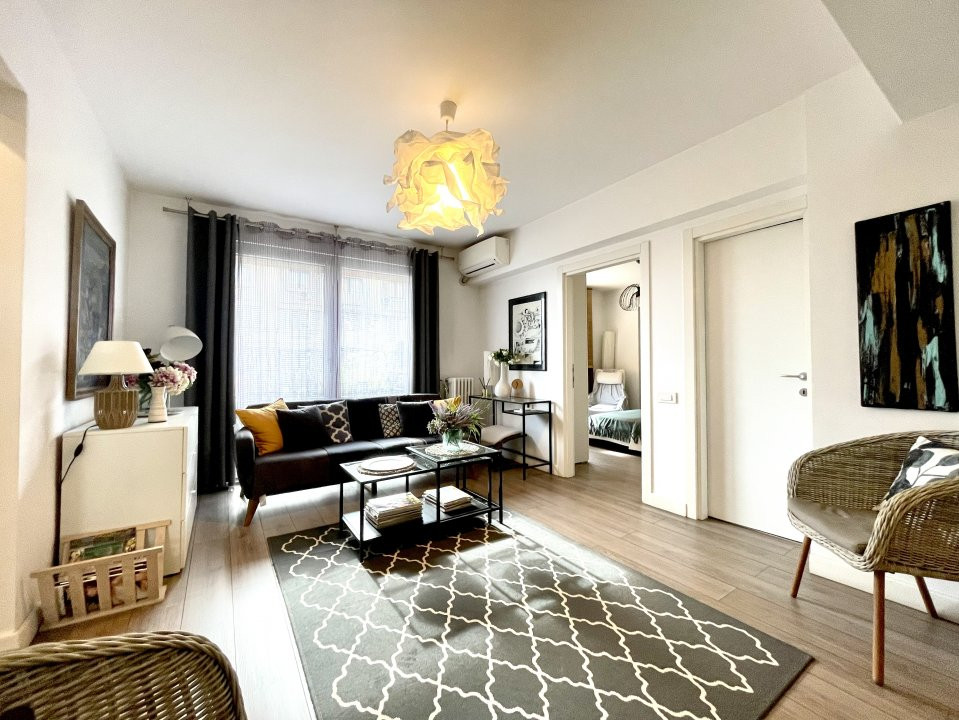 Apartament 2 camere-mobilat si utilat modern-Calea Victoriei