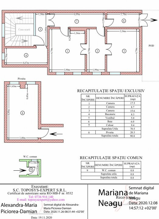 Apartament in vila 3 Camere Universitate - Batistei investitie