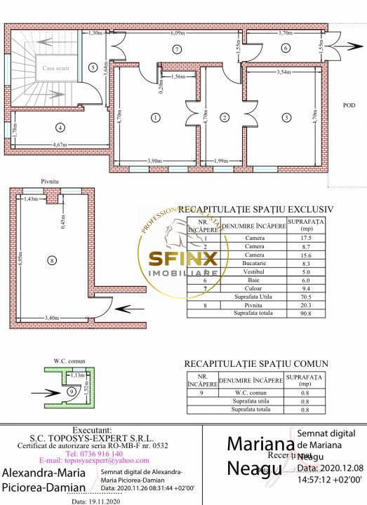 Apartament in vila 3 Camere Universitate - Batistei investitie