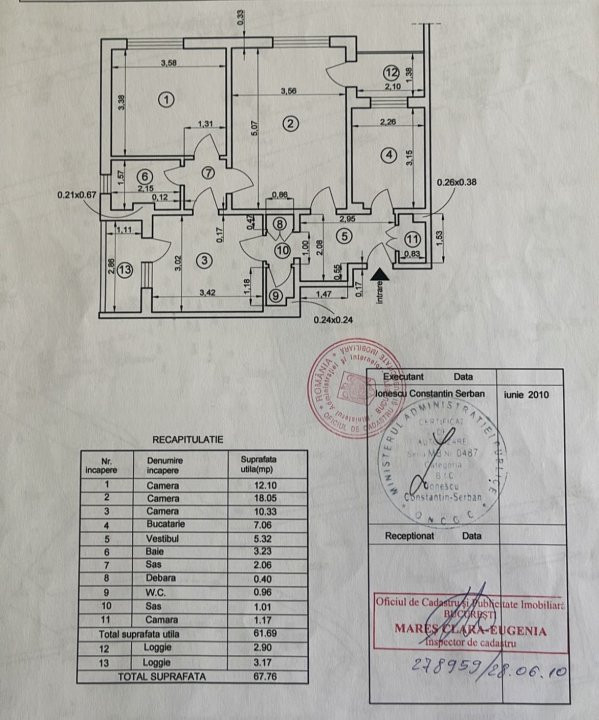 Apartament 3 Camere Metrou Titan 