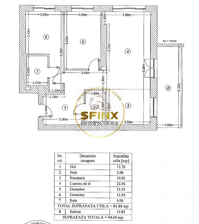 Superb! 3 camere I 82mp utili+terasa 13mp I vedere curtea interioara I Luxuria