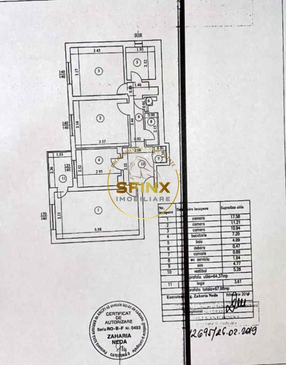 Apartament 3 Camere Tei 