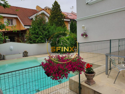 Close to the forest, 7 room spacious villa with pool and garage, pet friendly