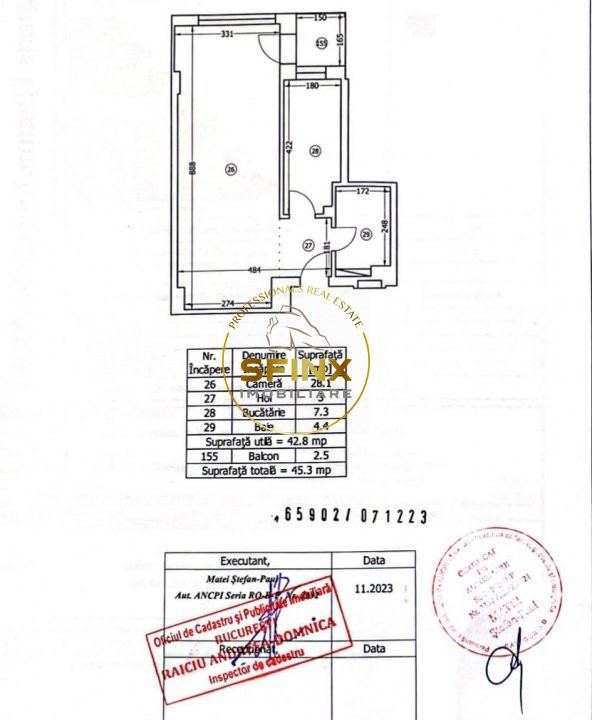 Garsoniera noua si spatioasa in complex rezidential, prima inchiriere!