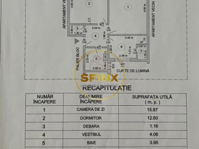 De vanzare - 2 camere 45mp - 500m metrou Eroii Revolutiei