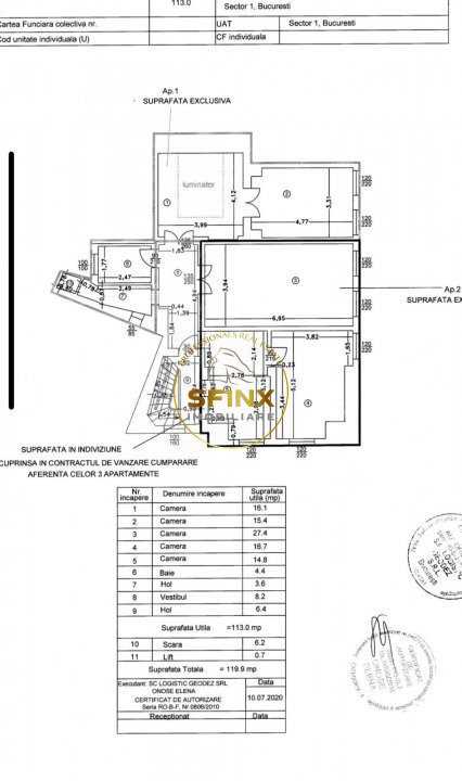 Triplex de vanzare stradal Lascar Catargiu