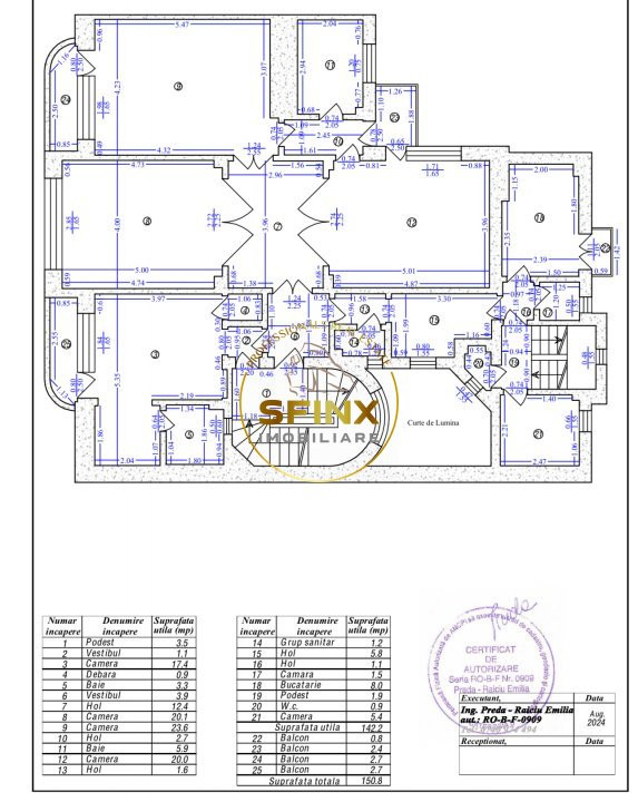 Spatiu birouri elegant si luminos, ultracentral, Piata Romana, 150 mp 