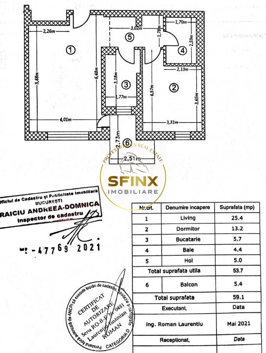 2 camere in bloc nou, Pantelimon, Nusco Citta