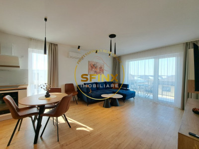 De inchiriat 2 camere Tunari bloc nou