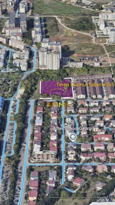Teren de vanzare 6500 mp Drumul Taberei