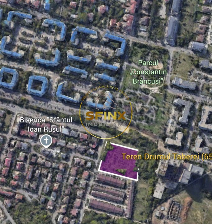 Teren de vanzare 6500 mp Drumul Taberei