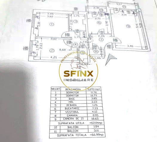 Apartament de vanzare 3 camere Dristor-Parc IOR 