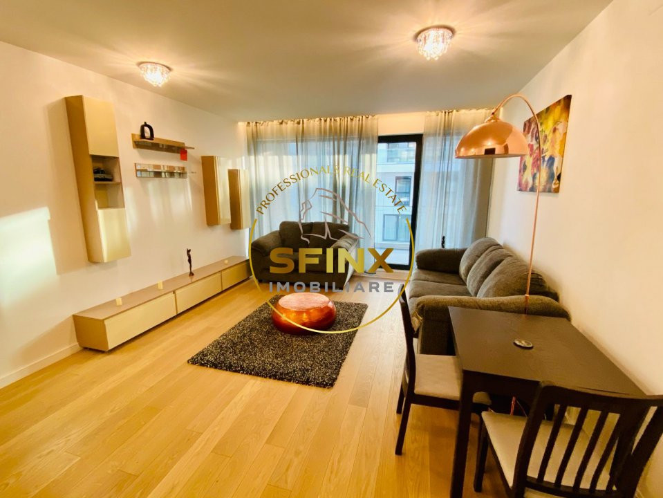 modern 2 room apartment in One Herastrau Plaza, near Herastrau Park