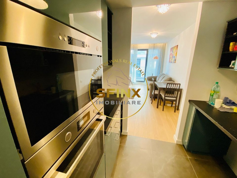 modern 2 room apartment in One Herastrau Plaza, near Herastrau Park