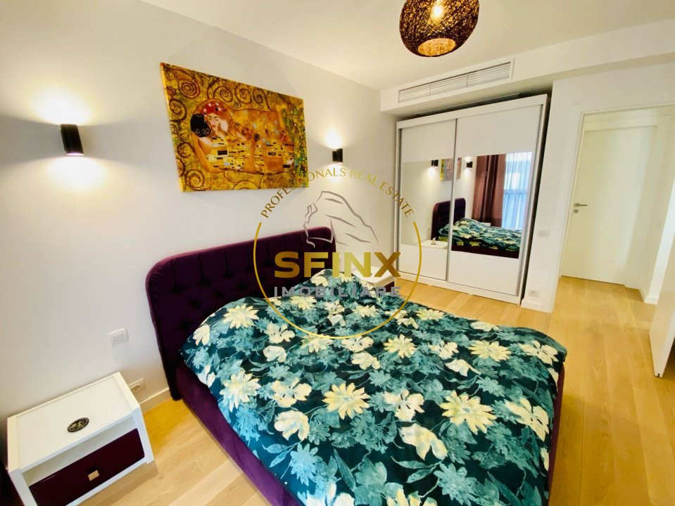 modern 2 room apartment in One Herastrau Plaza, near Herastrau Park