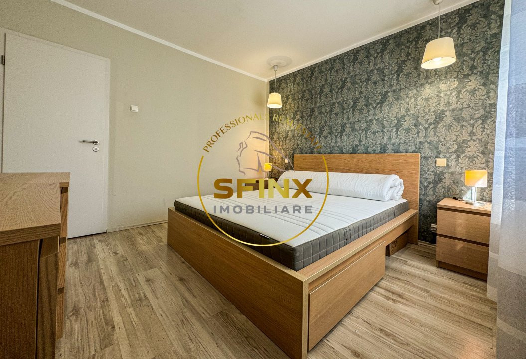 Baneasa Herastrau trei camere renovat etaj 1 bloc 1982 comision 0%