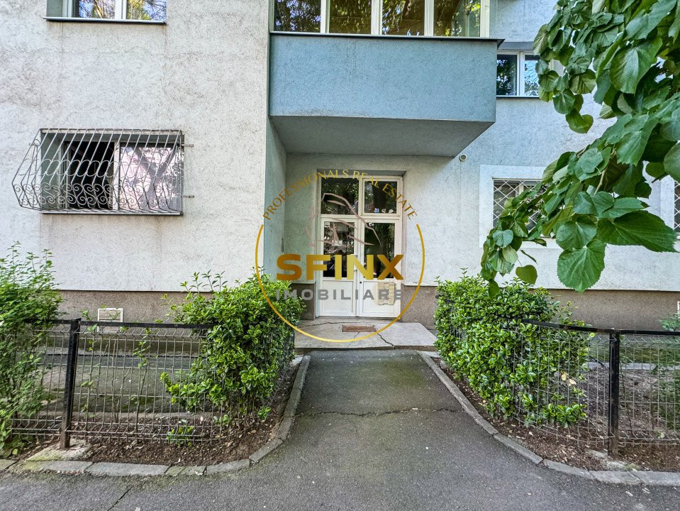 Baneasa Herastrau trei camere renovat etaj 1 bloc 1982 comision 0%