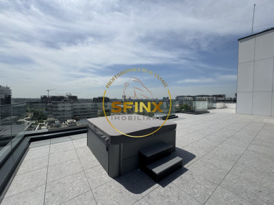 Penthouse 4 camere 111 mp cu terasa de 147 mp langa metrou Aurel Vlaicu/Pipera