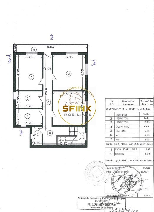 Duplex Decomandat 5 Camere - Cartier 23 August - Republica 