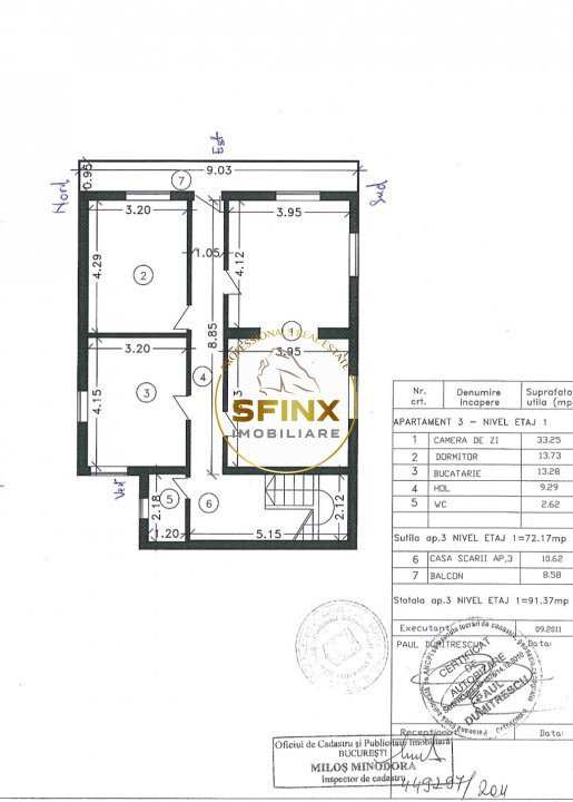 Duplex Decomandat 5 Camere - Cartier 23 August - Republica 