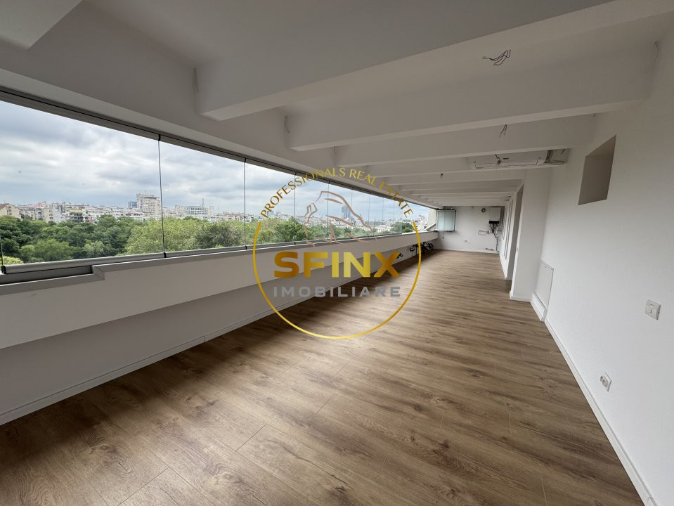 Apartament camere lângă Cișmigiu cu terasă panoramică de 50 mp