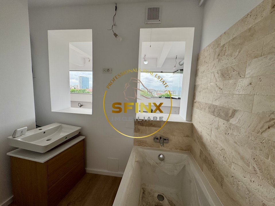 Apartament camere lângă Cișmigiu cu terasă panoramică de 50 mp