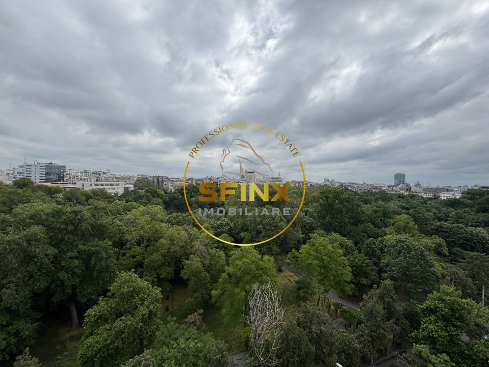 Apartament camere lângă Cișmigiu cu terasă panoramică de 50 mp