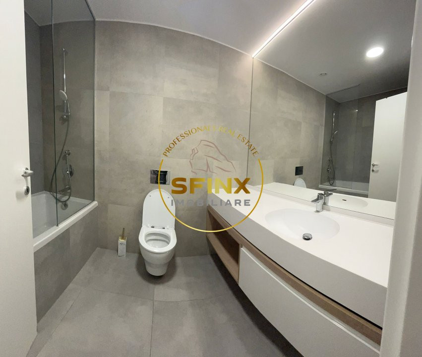 2 camere lux One Tower Herastrau parcare terasa 24 mp