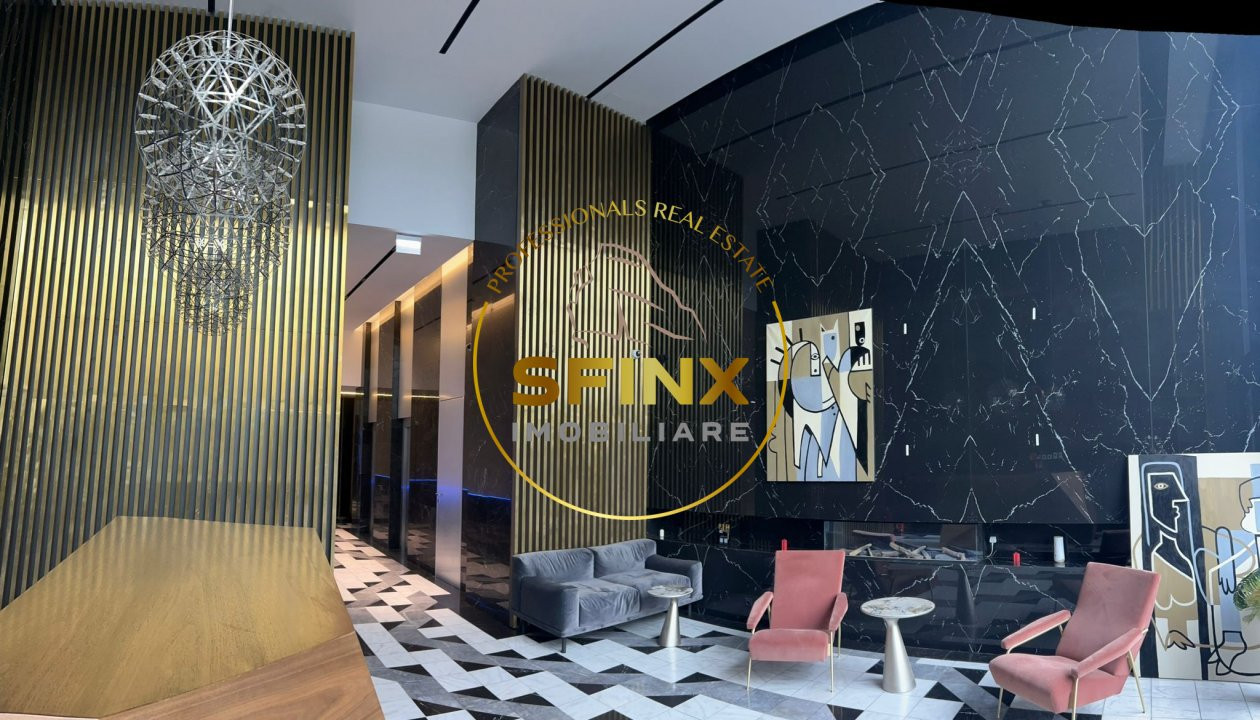2 camere lux One Tower Herastrau parcare terasa 24 mp