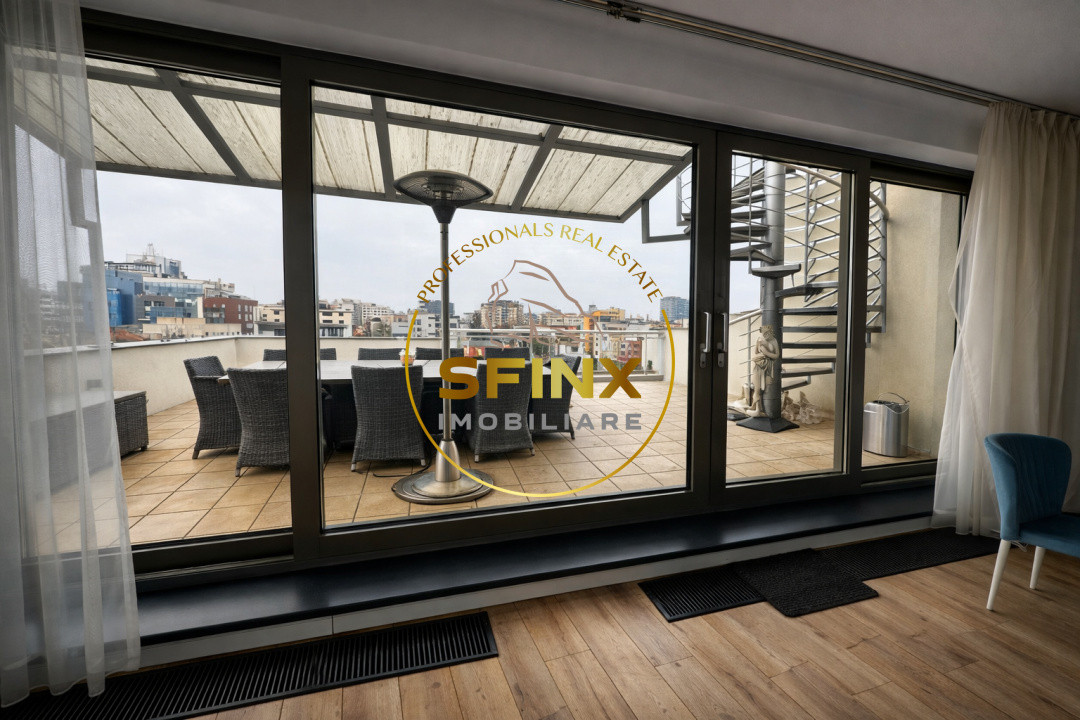Penthouse de vanzare | Dacia / Romana | 182 mp utili | 280 mp terasa