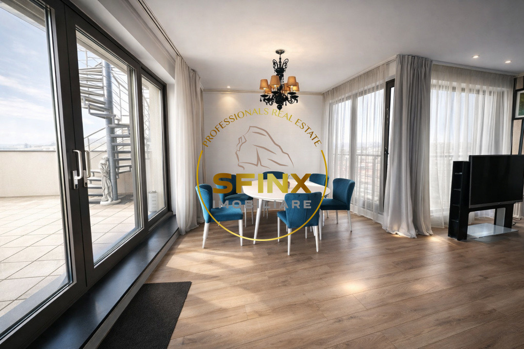 Penthouse de vanzare | Dacia / Romana | 182 mp utili | 280 mp terasa