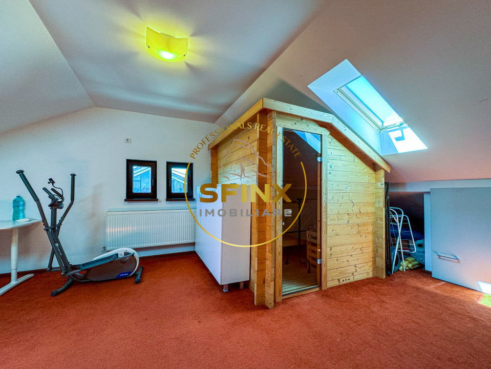 Casa individuala 5 camere teren 500mp Chiajna - sauna