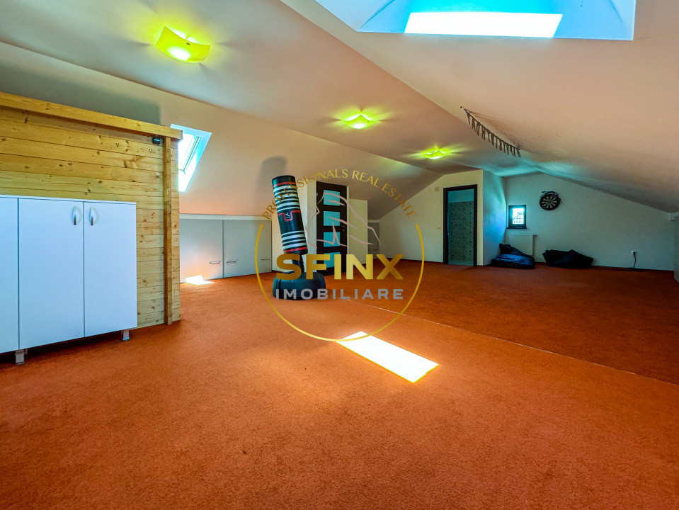 Casa individuala 5 camere teren 500mp Chiajna - sauna