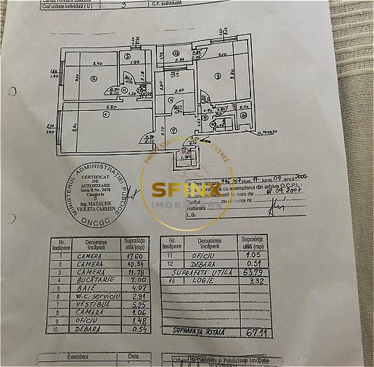 Apartament 3 camere de vanzare rond Baba Novac | Aurel Botea