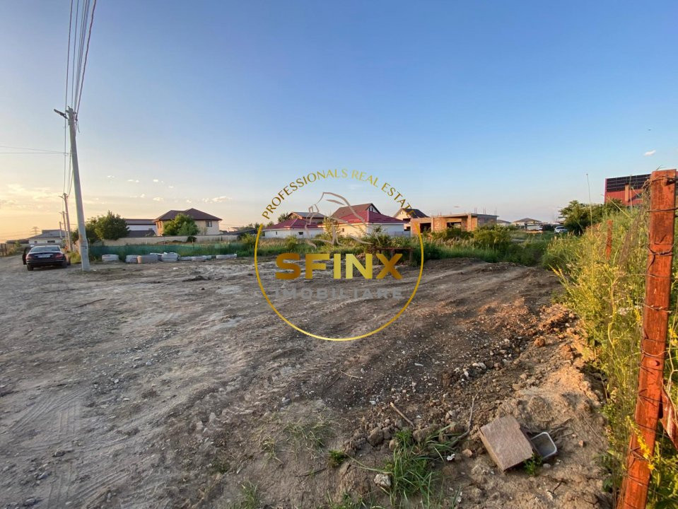 Teren intravilan 750 mp Clinceni lot casa