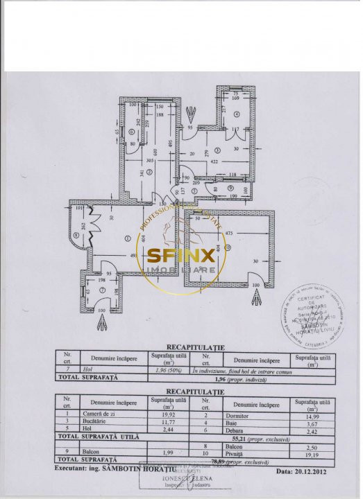 Apartament 3 camere de vanzare zona Lister-Piata Operei