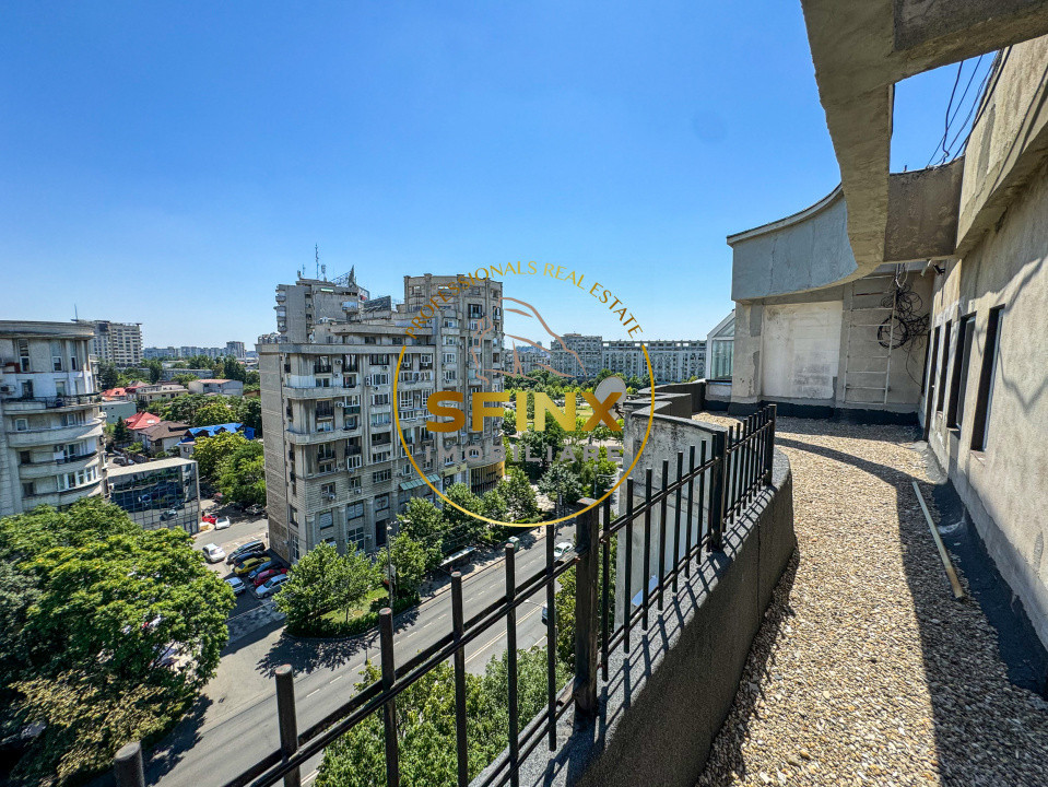 Garsoniera Decebal - Piata Alba Iulia - terasă spațioasă