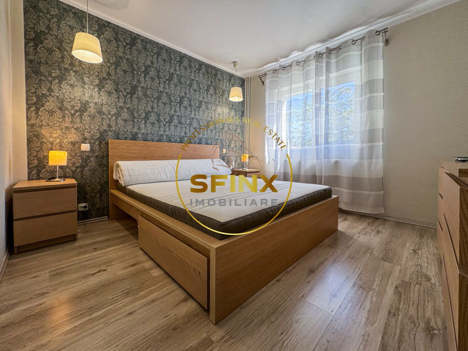 Baneasa Herastrau 3 camere renovat etaj 1/4 bloc 1982 comision 0%