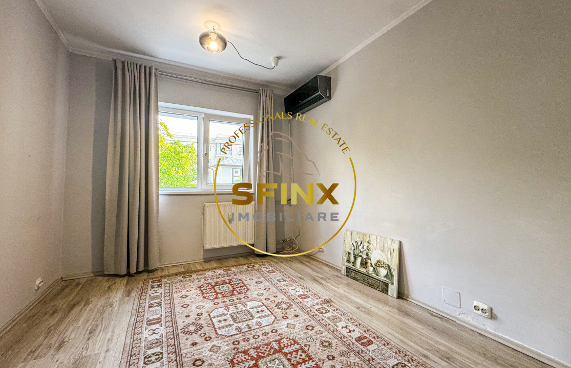Baneasa Herastrau 3 camere renovat etaj 1/4 bloc 1982 comision 0%