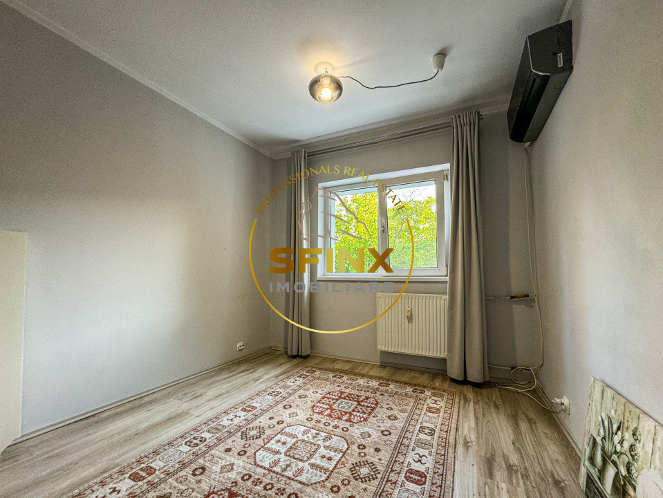 Baneasa Herastrau 3 camere renovat etaj 1/4 bloc 1982 comision 0%
