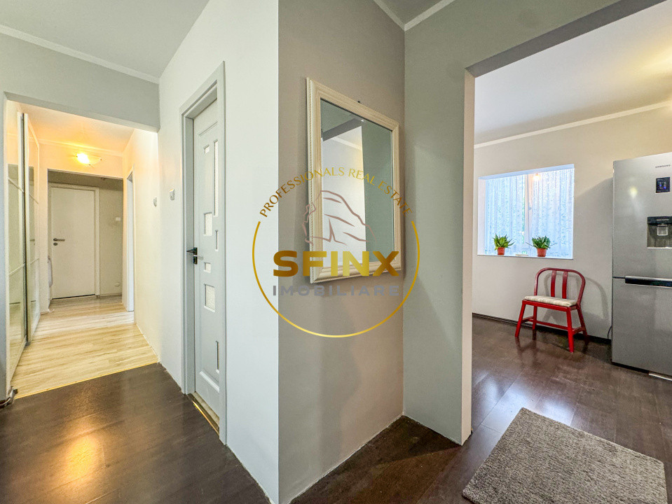 Baneasa Herastrau 3 camere renovat etaj 1/4 bloc 1982 comision 0%