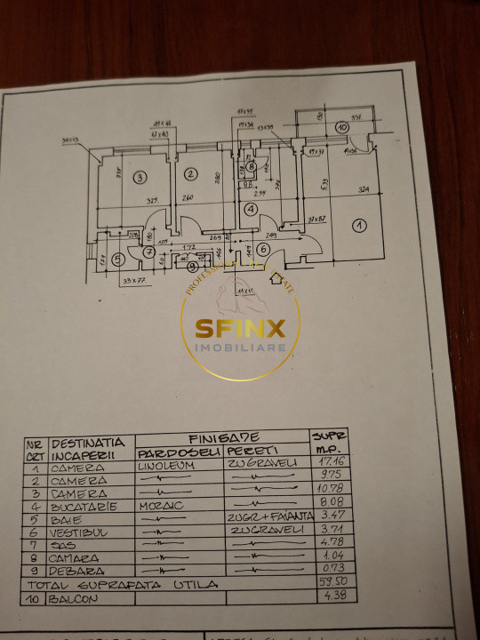 Apartament de vanzare 3 camere Iancului 65 mp