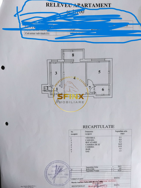 APARTAMENT DE 2 CAMERE CISMIGIU-KOGALNICEANU