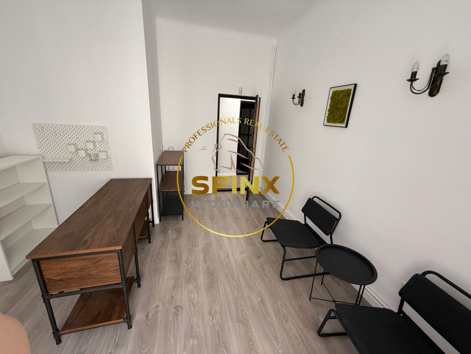 Birou elegant 3 camere in vilă zona Cişmigiu, 3 balcoane